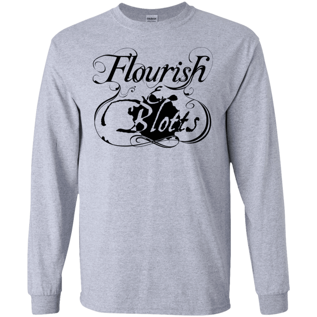 T-Shirts Sport Grey / S Flourish and Blotts of Diagon Alley Men's Long Sleeve T-Shirt