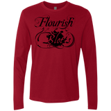 T-Shirts Cardinal / S Flourish and Blotts of Diagon Alley Men's Premium Long Sleeve