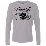 T-Shirts Heather Grey / S Flourish and Blotts of Diagon Alley Men's Premium Long Sleeve