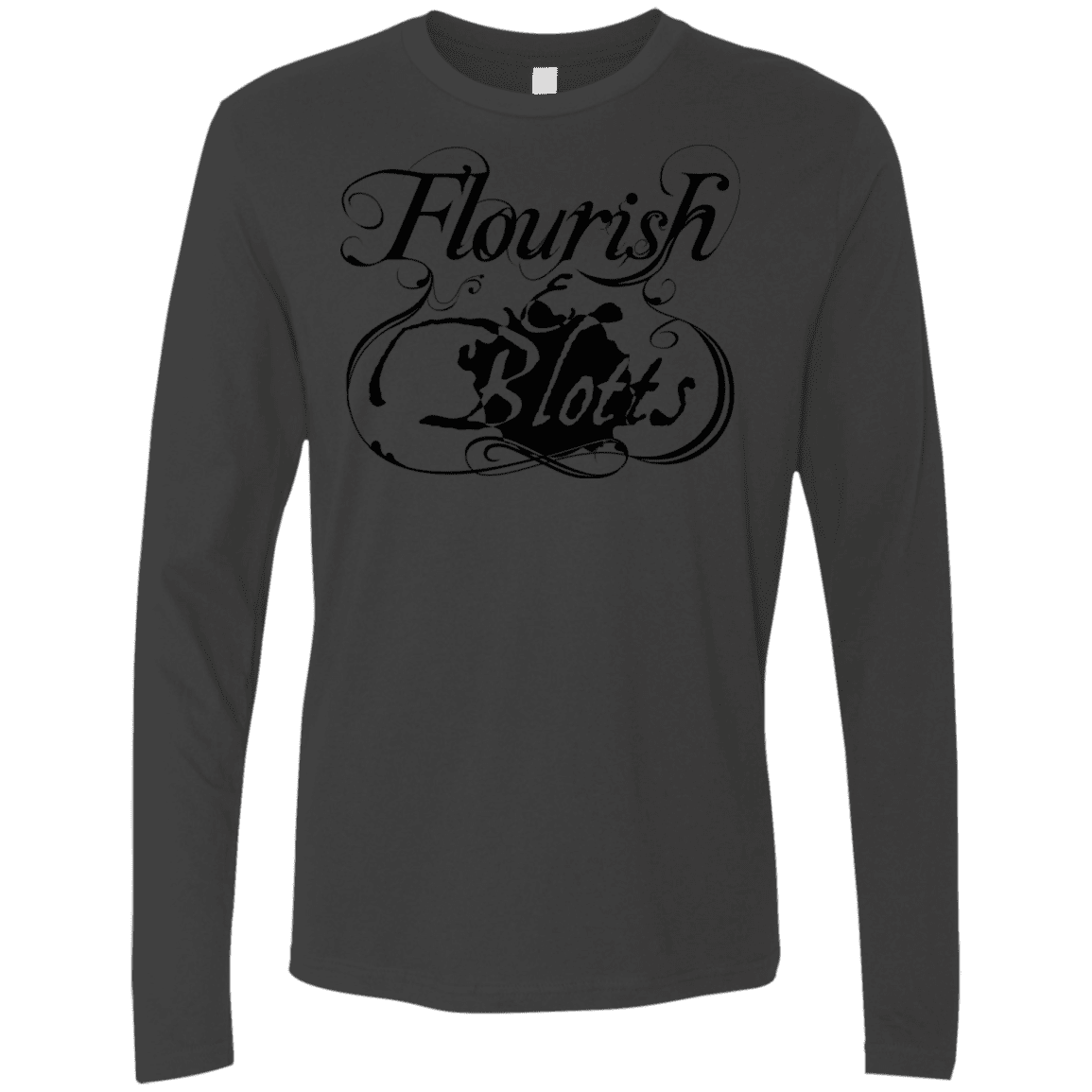T-Shirts Heavy Metal / S Flourish and Blotts of Diagon Alley Men's Premium Long Sleeve