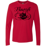 T-Shirts Red / S Flourish and Blotts of Diagon Alley Men's Premium Long Sleeve