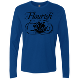T-Shirts Royal / S Flourish and Blotts of Diagon Alley Men's Premium Long Sleeve