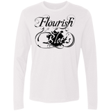 T-Shirts White / S Flourish and Blotts of Diagon Alley Men's Premium Long Sleeve