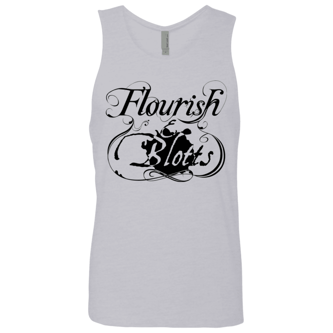 T-Shirts Heather Grey / S Flourish and Blotts of Diagon Alley Men's Premium Tank Top