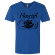 T-Shirts Royal / X-Small Flourish and Blotts of Diagon Alley Men's Premium V-Neck