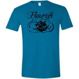 T-Shirts Antique Sapphire / S Flourish and Blotts of Diagon Alley Men's Semi-Fitted Softstyle