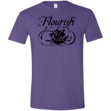 T-Shirts Heather Purple / S Flourish and Blotts of Diagon Alley Men's Semi-Fitted Softstyle