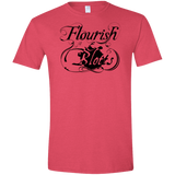 T-Shirts Heather Red / S Flourish and Blotts of Diagon Alley Men's Semi-Fitted Softstyle