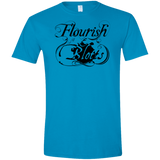 T-Shirts Sapphire / S Flourish and Blotts of Diagon Alley Men's Semi-Fitted Softstyle