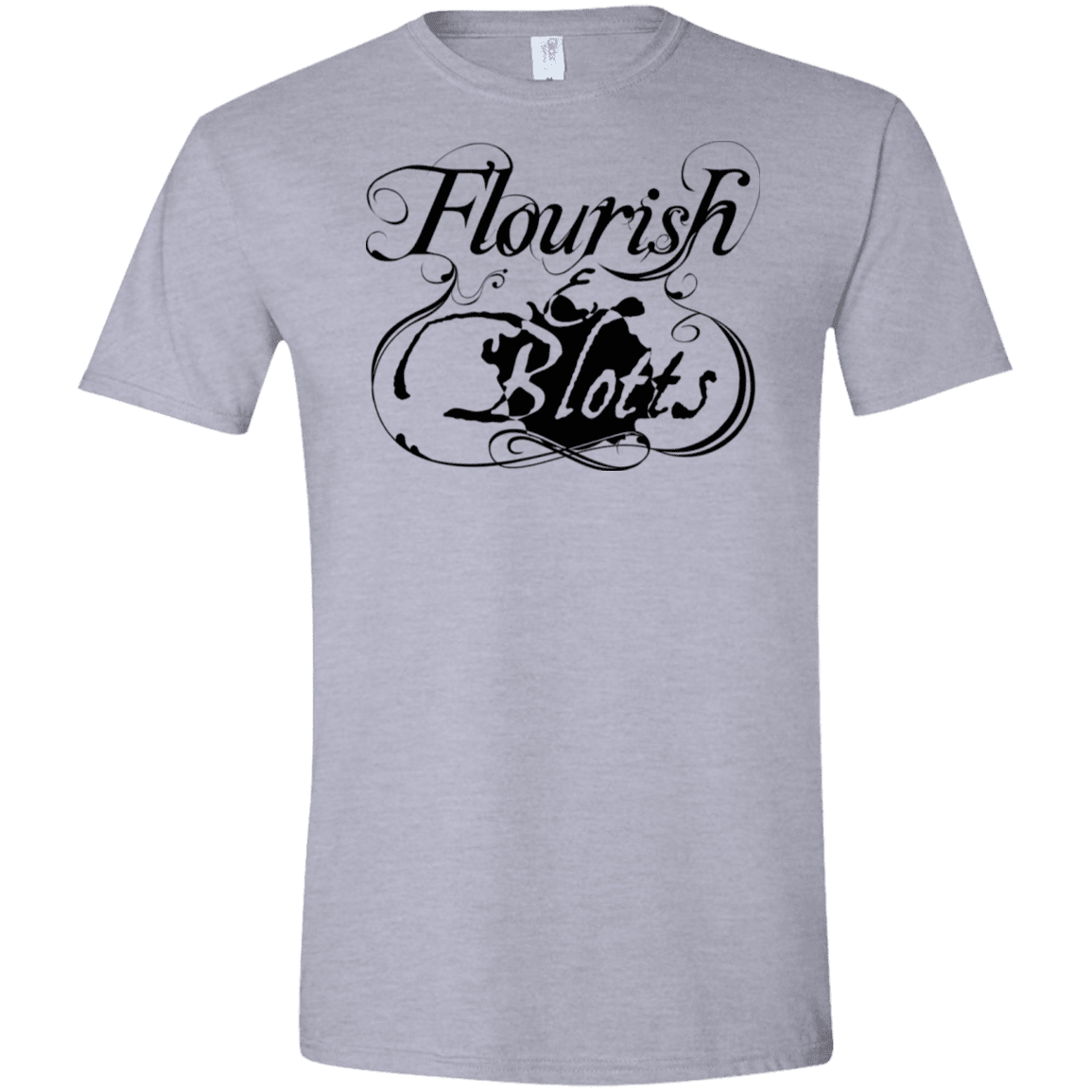 T-Shirts Sport Grey / X-Small Flourish and Blotts of Diagon Alley Men's Semi-Fitted Softstyle