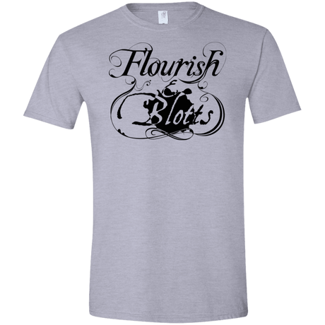 T-Shirts Sport Grey / X-Small Flourish and Blotts of Diagon Alley Men's Semi-Fitted Softstyle
