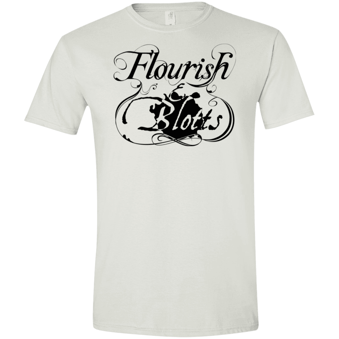 T-Shirts White / X-Small Flourish and Blotts of Diagon Alley Men's Semi-Fitted Softstyle