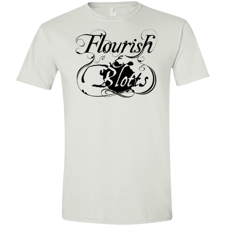 T-Shirts White / X-Small Flourish and Blotts of Diagon Alley Men's Semi-Fitted Softstyle