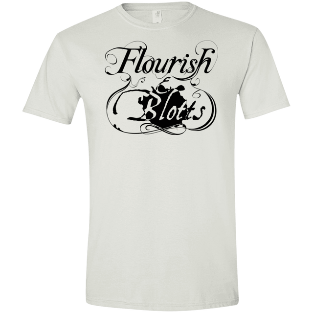 T-Shirts White / X-Small Flourish and Blotts of Diagon Alley Men's Semi-Fitted Softstyle
