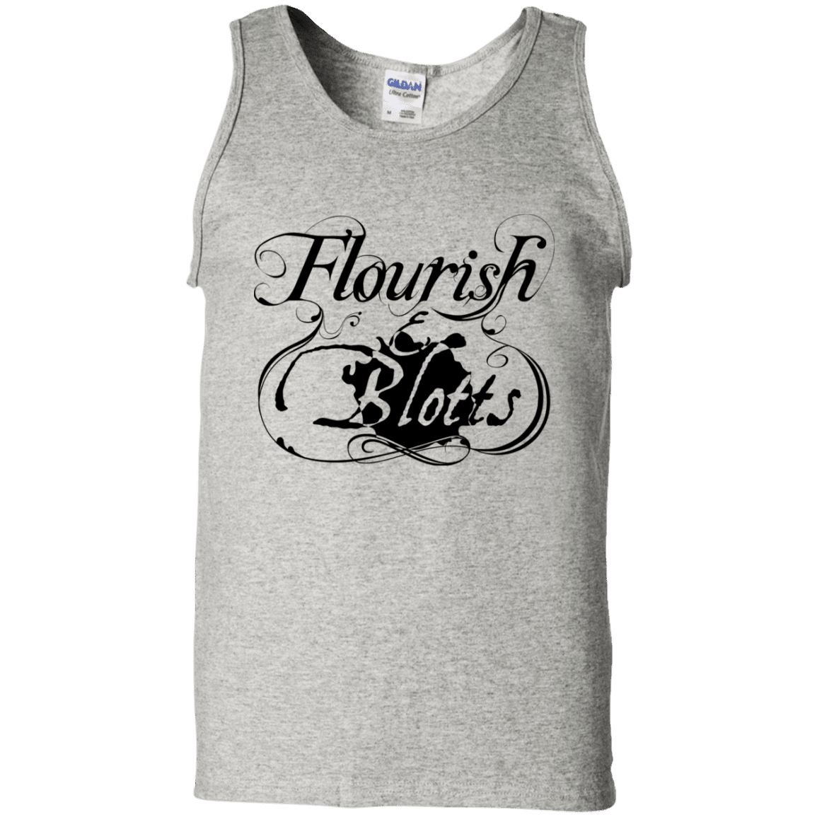 T-Shirts Ash / S Flourish and Blotts of Diagon Alley Men's Tank Top