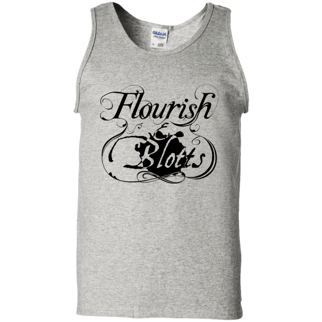 T-Shirts Ash / S Flourish and Blotts of Diagon Alley Men's Tank Top