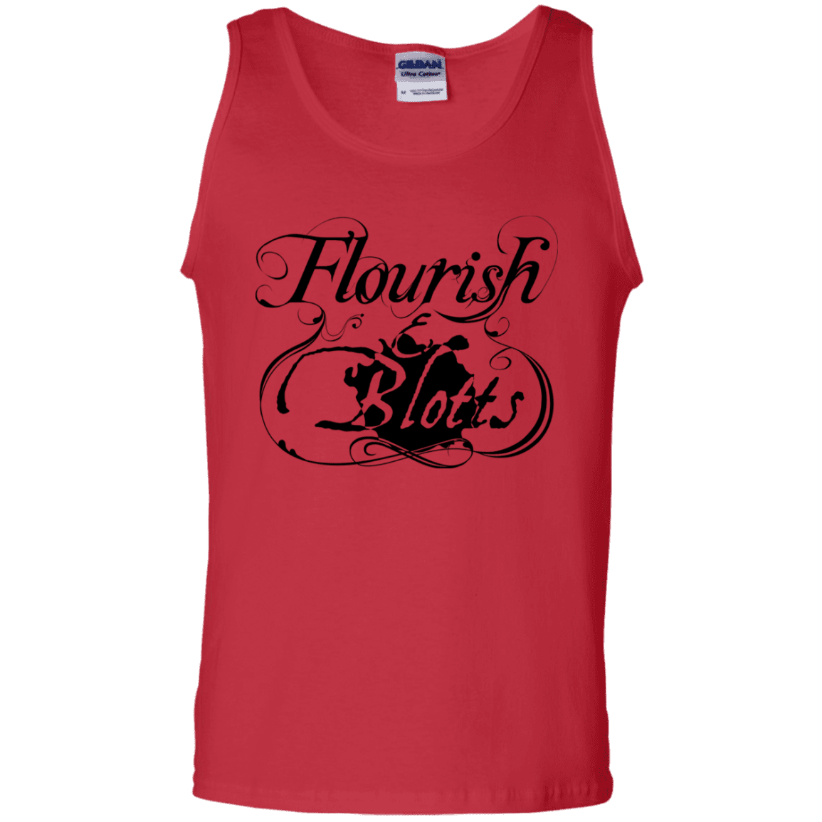 T-Shirts Red / S Flourish and Blotts of Diagon Alley Men's Tank Top