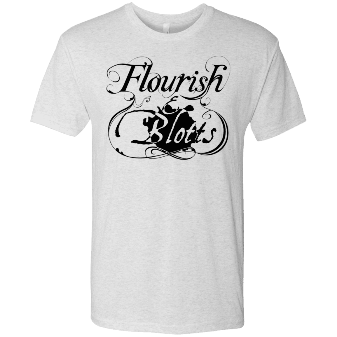 T-Shirts Heather White / S Flourish and Blotts of Diagon Alley Men's Triblend T-Shirt