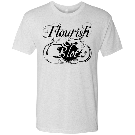 T-Shirts Heather White / S Flourish and Blotts of Diagon Alley Men's Triblend T-Shirt