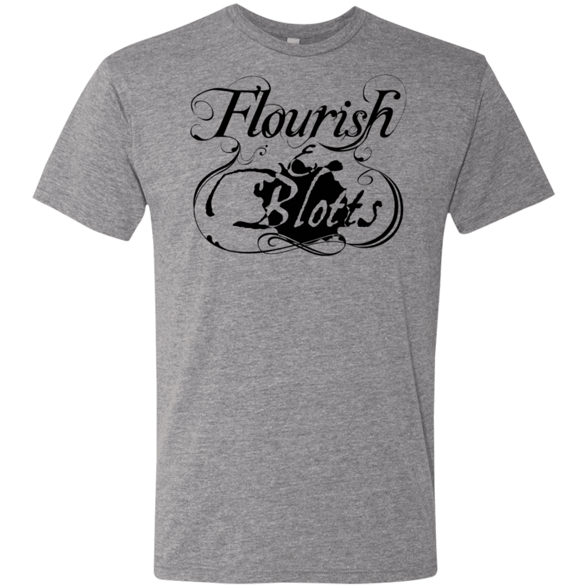 T-Shirts Premium Heather / S Flourish and Blotts of Diagon Alley Men's Triblend T-Shirt