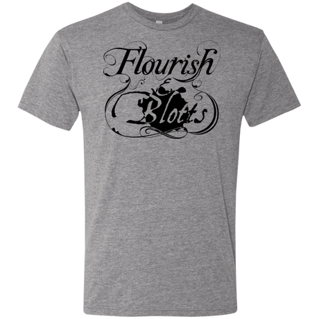 T-Shirts Premium Heather / S Flourish and Blotts of Diagon Alley Men's Triblend T-Shirt