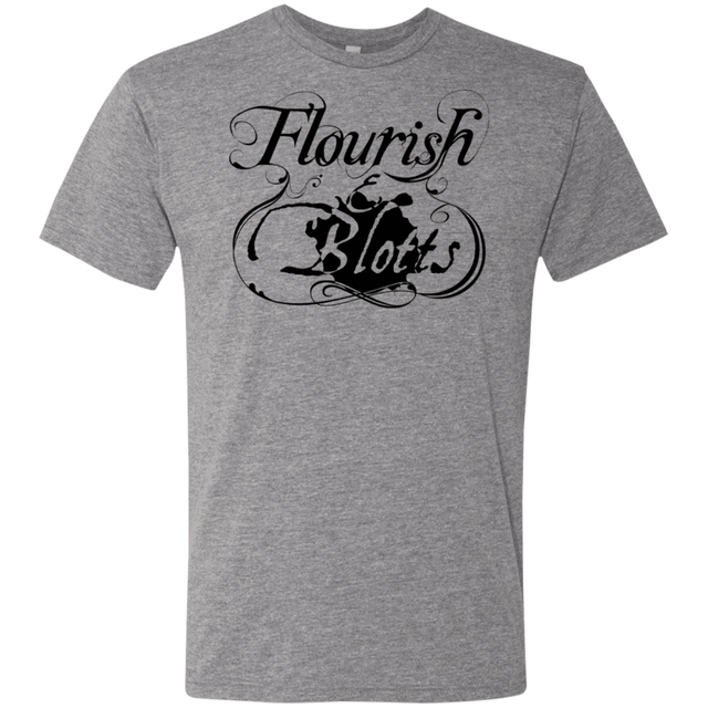 T-Shirts Premium Heather / S Flourish and Blotts of Diagon Alley Men's Triblend T-Shirt