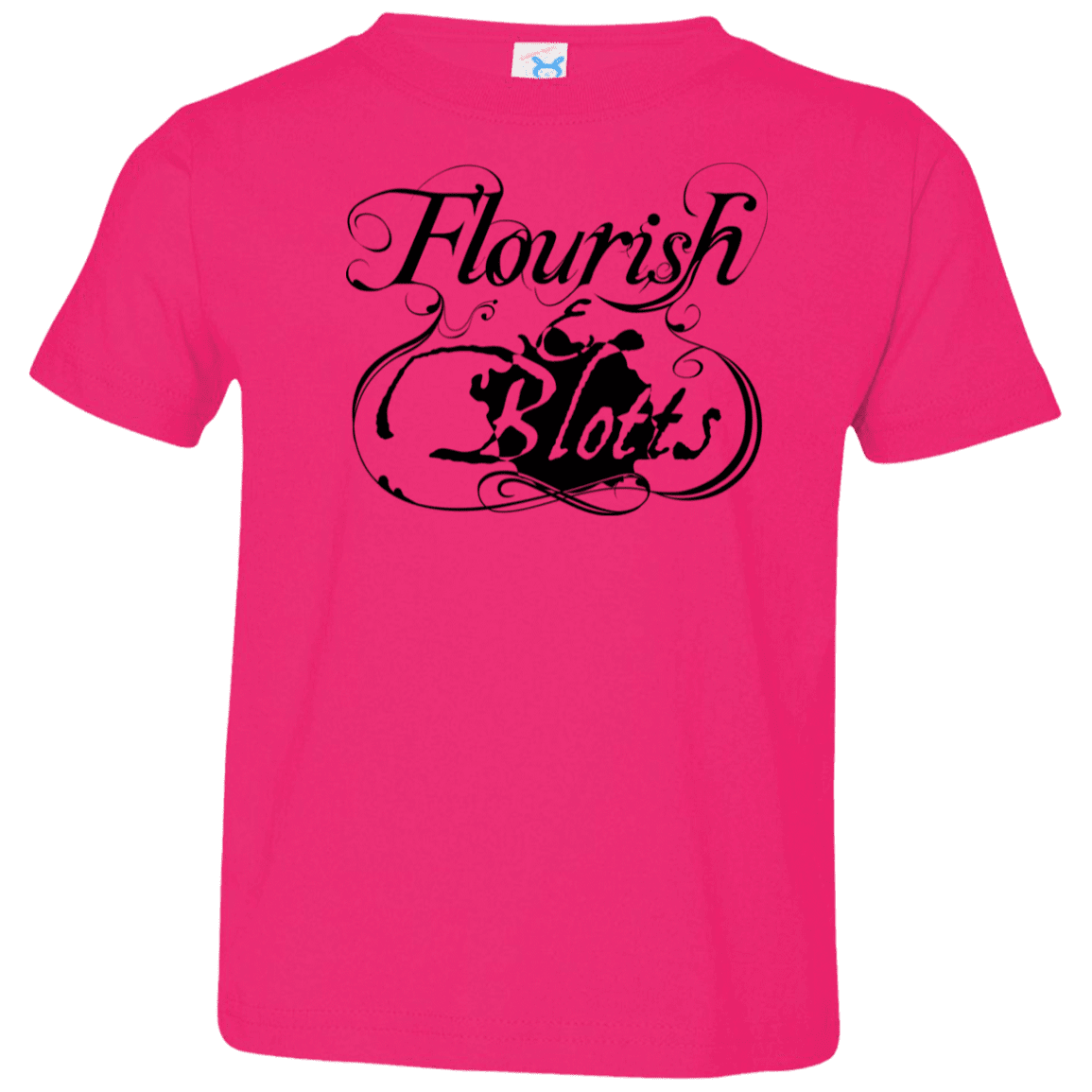 T-Shirts Hot Pink / 2T Flourish and Blotts of Diagon Alley Toddler Premium T-Shirt