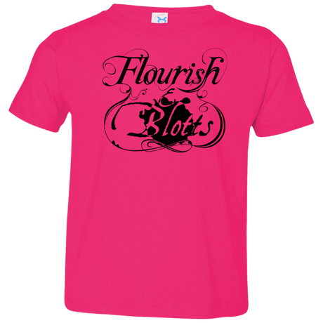 T-Shirts Hot Pink / 2T Flourish and Blotts of Diagon Alley Toddler Premium T-Shirt