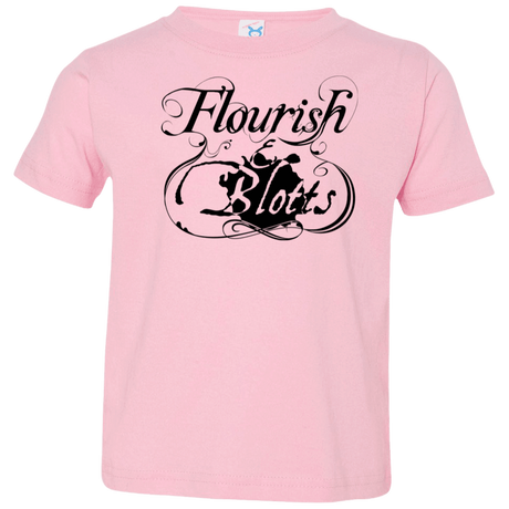 T-Shirts Pink / 2T Flourish and Blotts of Diagon Alley Toddler Premium T-Shirt