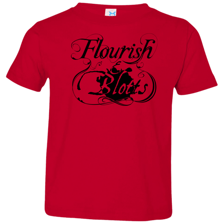 T-Shirts Red / 2T Flourish and Blotts of Diagon Alley Toddler Premium T-Shirt