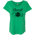 T-Shirts Envy / X-Small Flourish and Blotts of Diagon Alley Triblend Dolman Sleeve