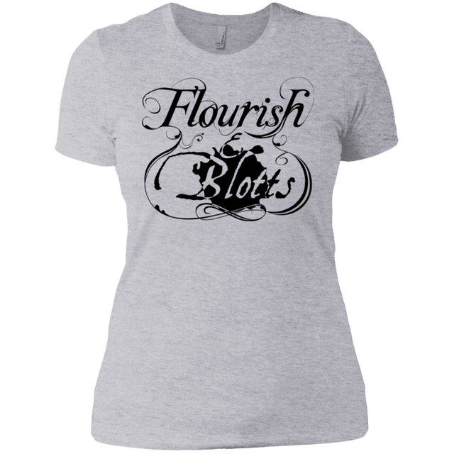 T-Shirts Heather Grey / X-Small Flourish and Blotts of Diagon Alley Women's Premium T-Shirt