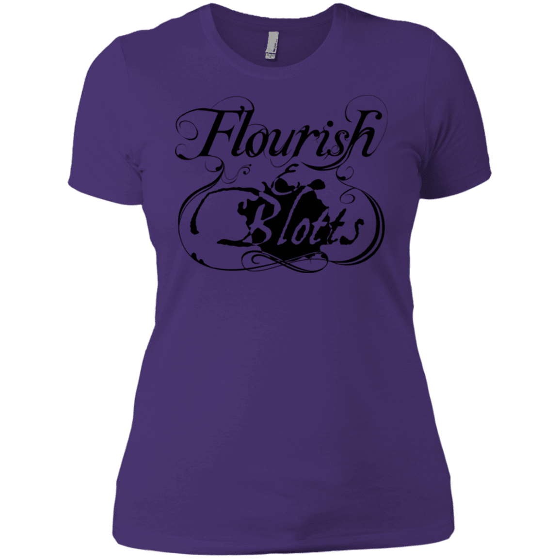 T-Shirts Purple Rush/ / X-Small Flourish and Blotts of Diagon Alley Women's Premium T-Shirt