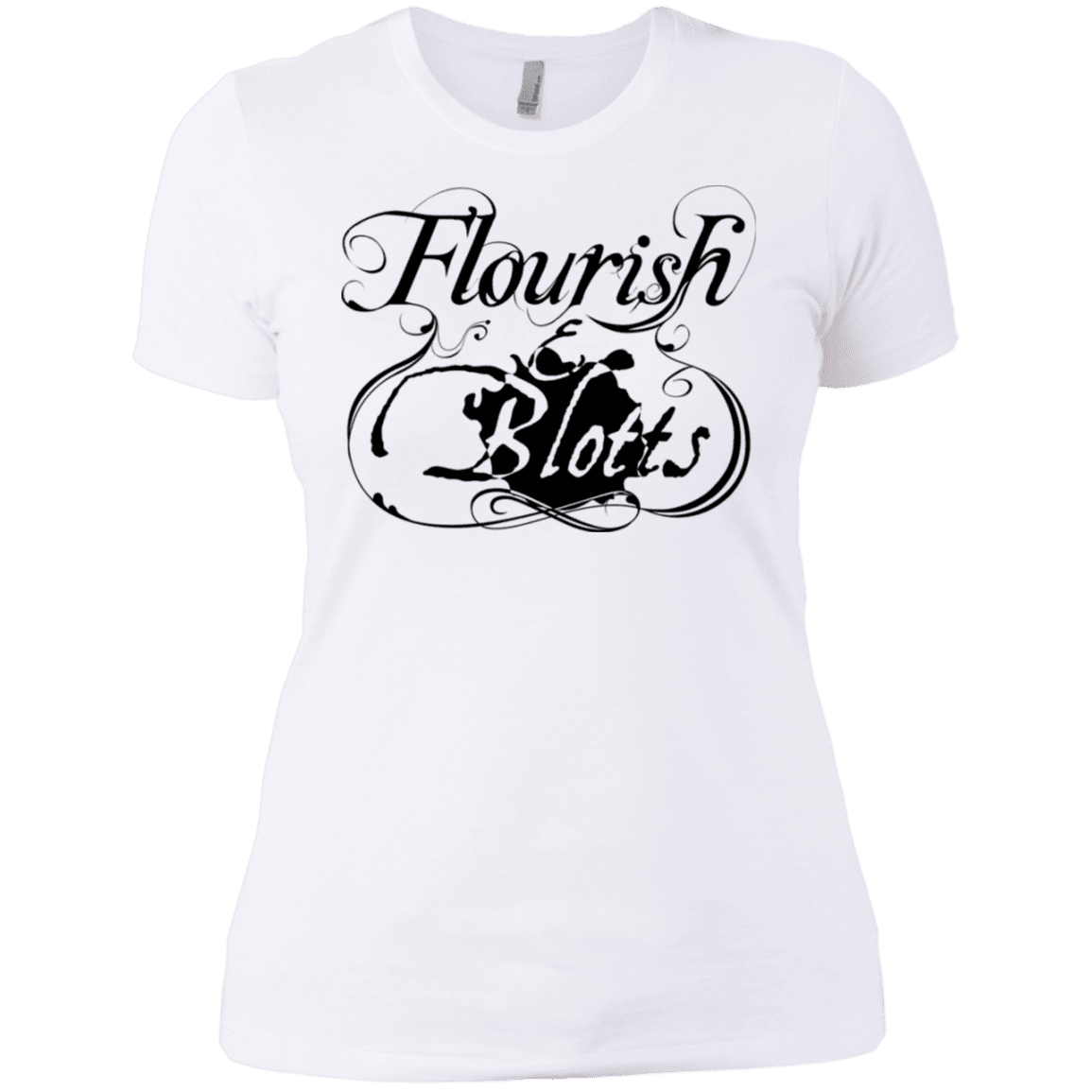 T-Shirts White / X-Small Flourish and Blotts of Diagon Alley Women's Premium T-Shirt