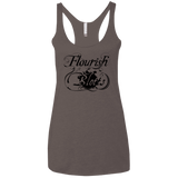T-Shirts Macchiato / X-Small Flourish and Blotts of Diagon Alley Women's Triblend Racerback Tank