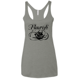 T-Shirts Venetian Grey / X-Small Flourish and Blotts of Diagon Alley Women's Triblend Racerback Tank