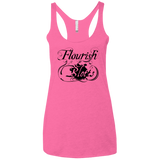T-Shirts Vintage Pink / X-Small Flourish and Blotts of Diagon Alley Women's Triblend Racerback Tank