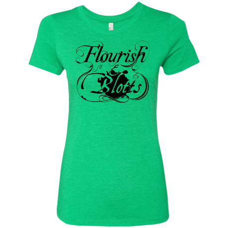 T-Shirts Envy / S Flourish and Blotts of Diagon Alley Women's Triblend T-Shirt