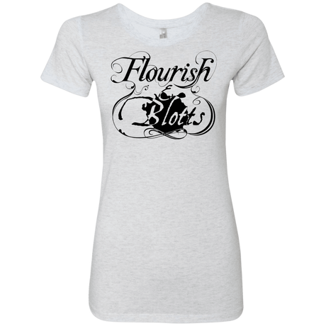 T-Shirts Heather White / S Flourish and Blotts of Diagon Alley Women's Triblend T-Shirt
