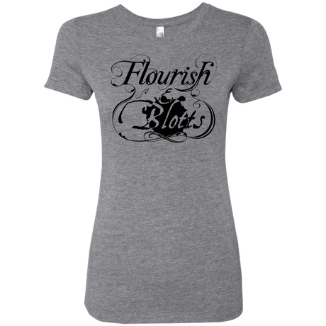 T-Shirts Premium Heather / S Flourish and Blotts of Diagon Alley Women's Triblend T-Shirt