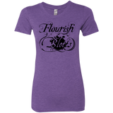 T-Shirts Purple Rush / S Flourish and Blotts of Diagon Alley Women's Triblend T-Shirt