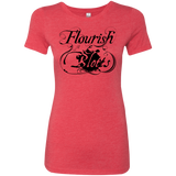 T-Shirts Vintage Red / S Flourish and Blotts of Diagon Alley Women's Triblend T-Shirt