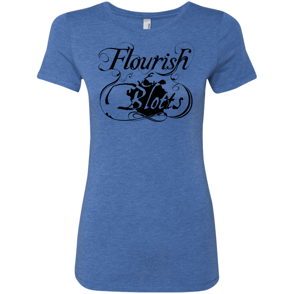 T-Shirts Vintage Royal / S Flourish and Blotts of Diagon Alley Women's Triblend T-Shirt