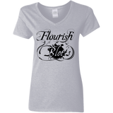 T-Shirts Sport Grey / S Flourish and Blotts of Diagon Alley Women's V-Neck T-Shirt