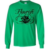 T-Shirts Irish Green / YS Flourish and Blotts of Diagon Alley Youth Long Sleeve T-Shirt