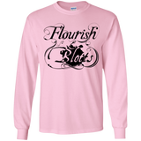 T-Shirts Light Pink / YS Flourish and Blotts of Diagon Alley Youth Long Sleeve T-Shirt