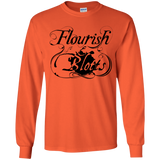 T-Shirts Orange / YS Flourish and Blotts of Diagon Alley Youth Long Sleeve T-Shirt