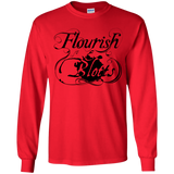 T-Shirts Red / YS Flourish and Blotts of Diagon Alley Youth Long Sleeve T-Shirt