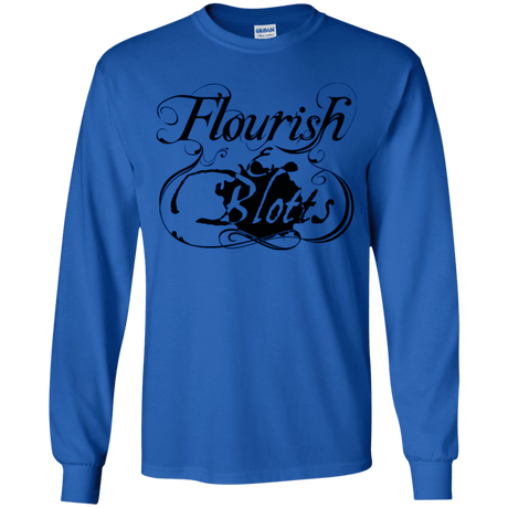 T-Shirts Royal / YS Flourish and Blotts of Diagon Alley Youth Long Sleeve T-Shirt