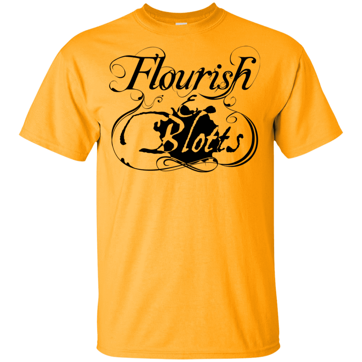 T-Shirts Gold / YXS Flourish and Blotts of Diagon Alley Youth T-Shirt